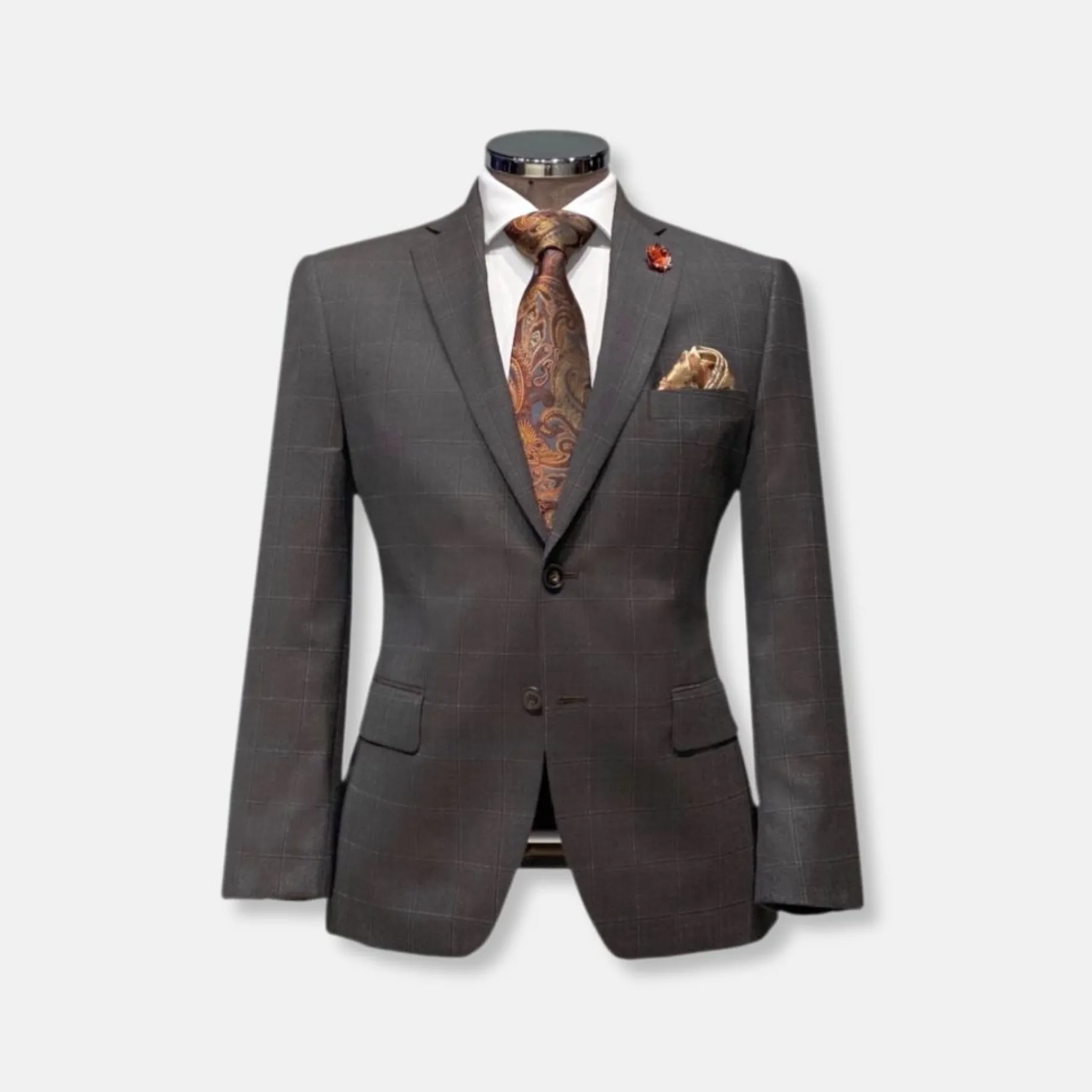 New Edition Fashion Kels Windowpane Suit> Suits