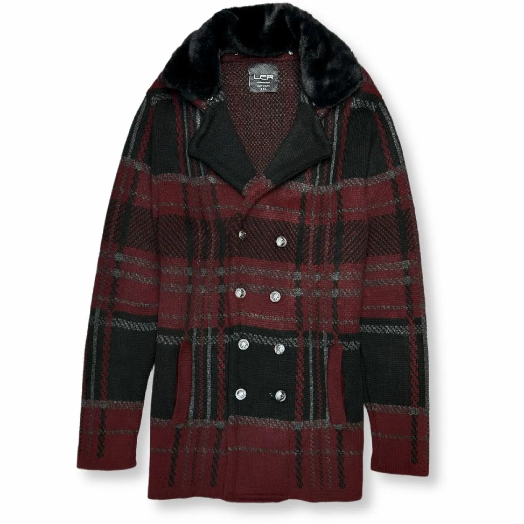 New Edition Fashion Lajon Lux Knitted Double Breasted Cardigan> Sweaters