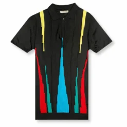 New Edition Fashion Lance Knitted Polo Shirt> Polos