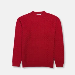 New Edition Fashion Larson Loose Fit Knit Crew Neck Sweater> Sweaters