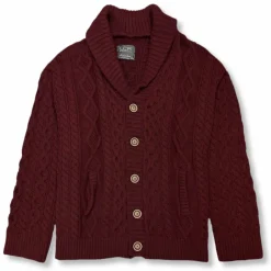 New Edition Fashion Lesner Loose Fit Knitted Shawl Cardigan> Sweaters