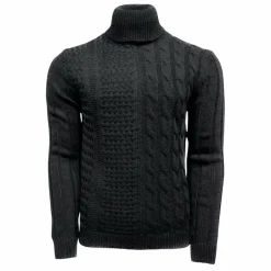 New Edition Fashion Maglia Cable Knit Turtleneck Sweater><noscript><img width=