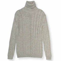 New Edition Fashion Maglia Cable Knit Turtleneck Sweater> Sweaters