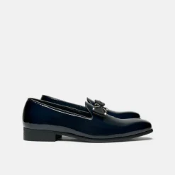 New Edition Fashion Maxwell Slip On Bow Dress Shoes> Loafers & Slip Ons