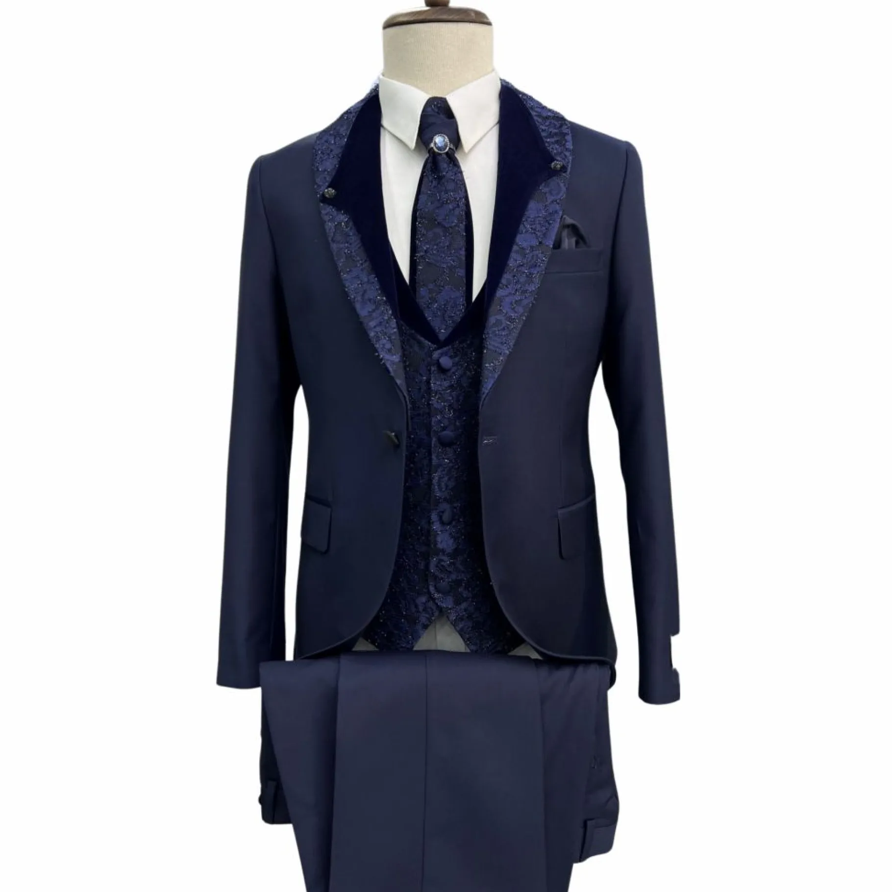 New Edition Fashion Savarino Shawl Collar Tuxedo> Tuxedos
