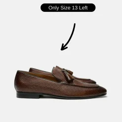 New Edition Fashion Skagway Textured Tassel Loafers> Loafers & Slip Ons