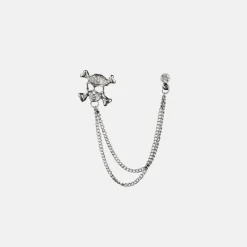 New Edition Fashion Skull Chain Pin> Lapel Pins