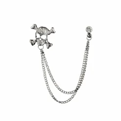 New Edition Fashion Skull Chain Pin> Lapel Pins