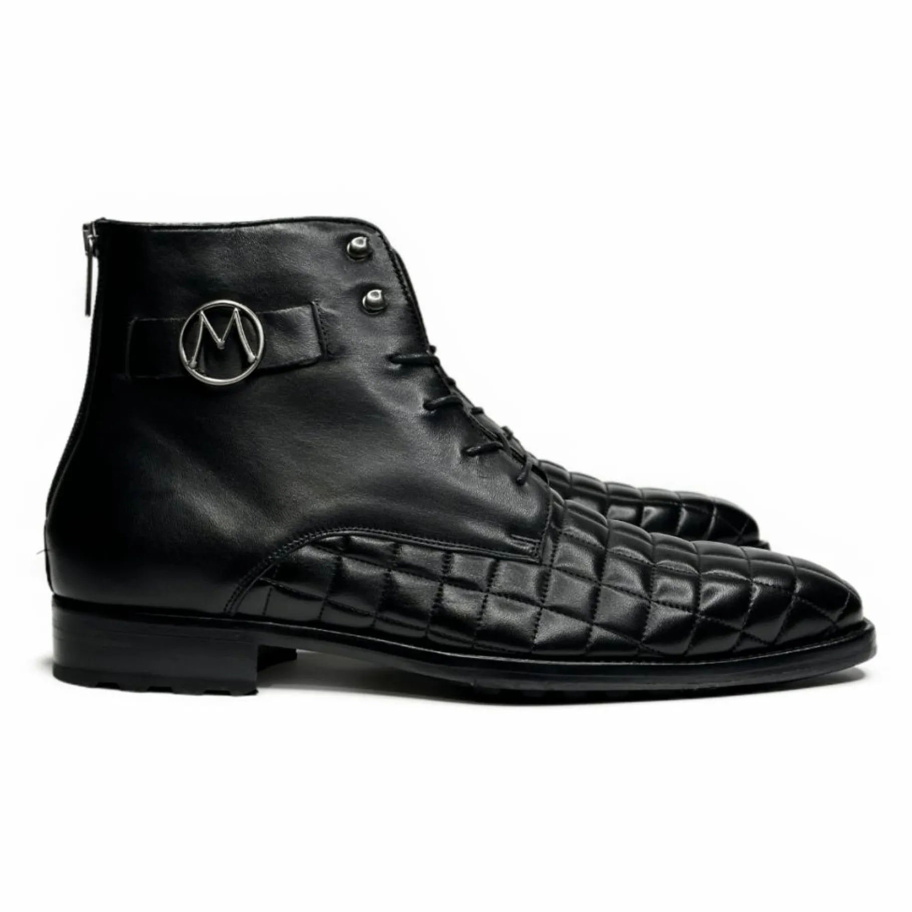 New Edition Fashion Spencer Quilted Lace Up Boots> Formal Shoes