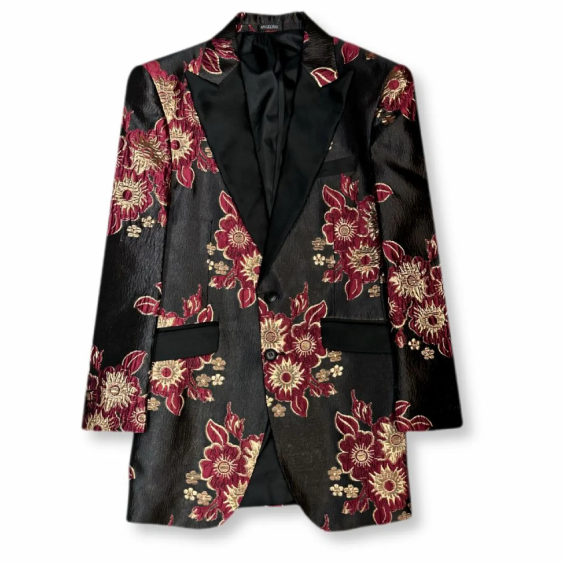 New Edition Fashion Sun F. Semi Long Floral Blazer> Blazers & Sportcoats