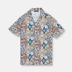 New Edition Fashion Taborn Tropical Revere Collar Shirt> Button Downs