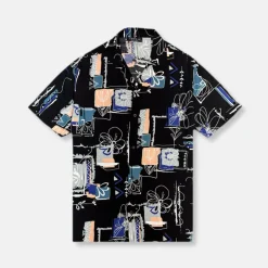 New Edition Fashion Tanke Tropical Resort Revere Collar Shirt> Button Downs