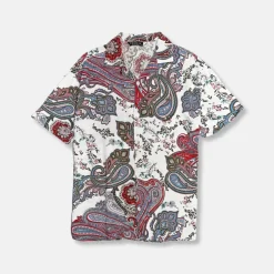 New Edition Fashion Taylor Tropical Resort Revere Collar Shirt> Button Downs
