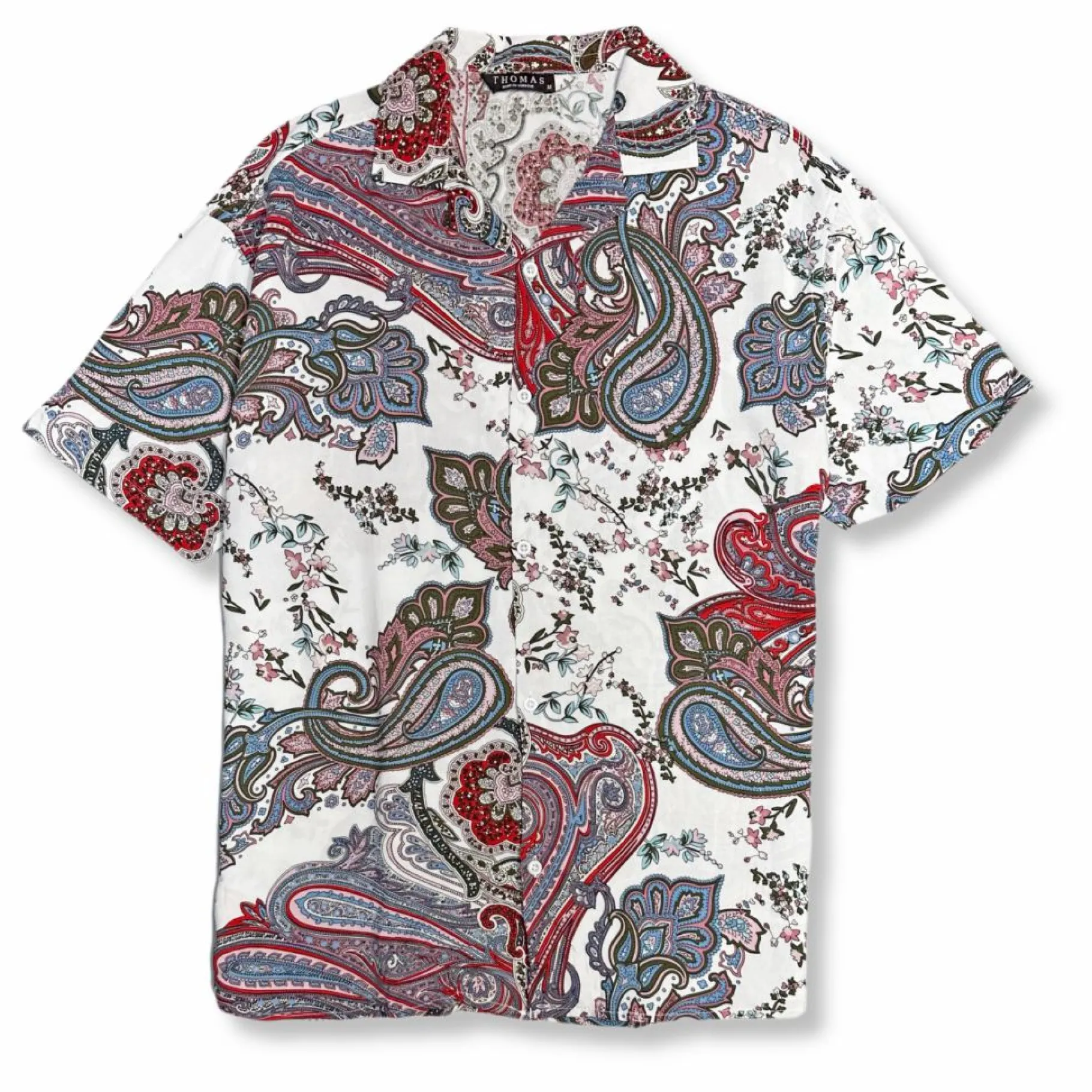 New Edition Fashion Taylor Tropical Resort Revere Collar Shirt> Button Downs