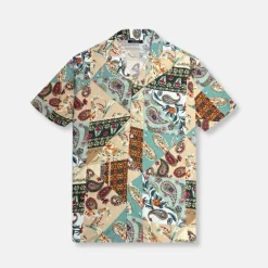 New Edition Fashion Tebow Tropical Revere Collar Shirt> Button Downs