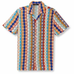 New Edition Fashion Temkin Tropical Resort Revere Collar Shirt> Button Downs
