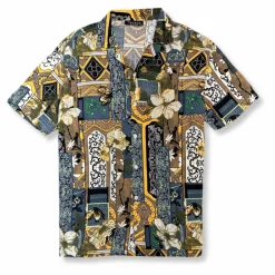 New Edition Fashion Temple Tropical Resort Revere Collar Shirt> Button Downs