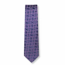 New Edition Fashion Teodor Paisley Silk Tie> Ties