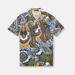 New Edition Fashion Terrano Tropical Revere Collar Shirt> Button Downs