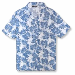 New Edition Fashion Terry Tropical Revere Collar Shirt> Button Downs