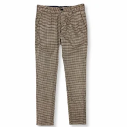 New Edition Fashion Tessaro Slim Fit Plaid Pants> Pants
