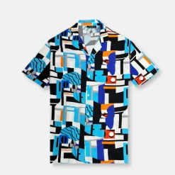 New Edition Fashion Tetro Tropical Resort Revere Collar Shirt> Button Downs