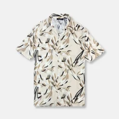 New Edition Fashion Thompkins Tropical Resort Revere Collar Shirt> Button Downs