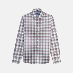New Edition Fashion Tomarak Broadcloth Plaid Shirt> Dress Shirts
