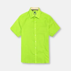 New Edition Fashion Trevor Short Sleeve Linen Shirt> Button Downs