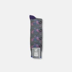New Edition Fashion Triumphant Paisley Fashion Socks> Socks