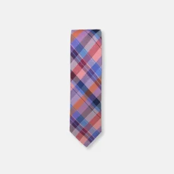 New Edition Fashion Tullis Slim Plaid Necktie> Ties