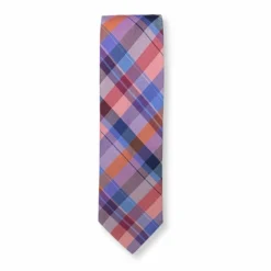 New Edition Fashion Tullis Slim Plaid Necktie> Ties