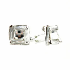 New Edition Fashion Umberto Square Crystal Cuff Links> Cufflinks
