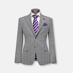 New Edition Fashion Vada Windowpane Suit> Suits