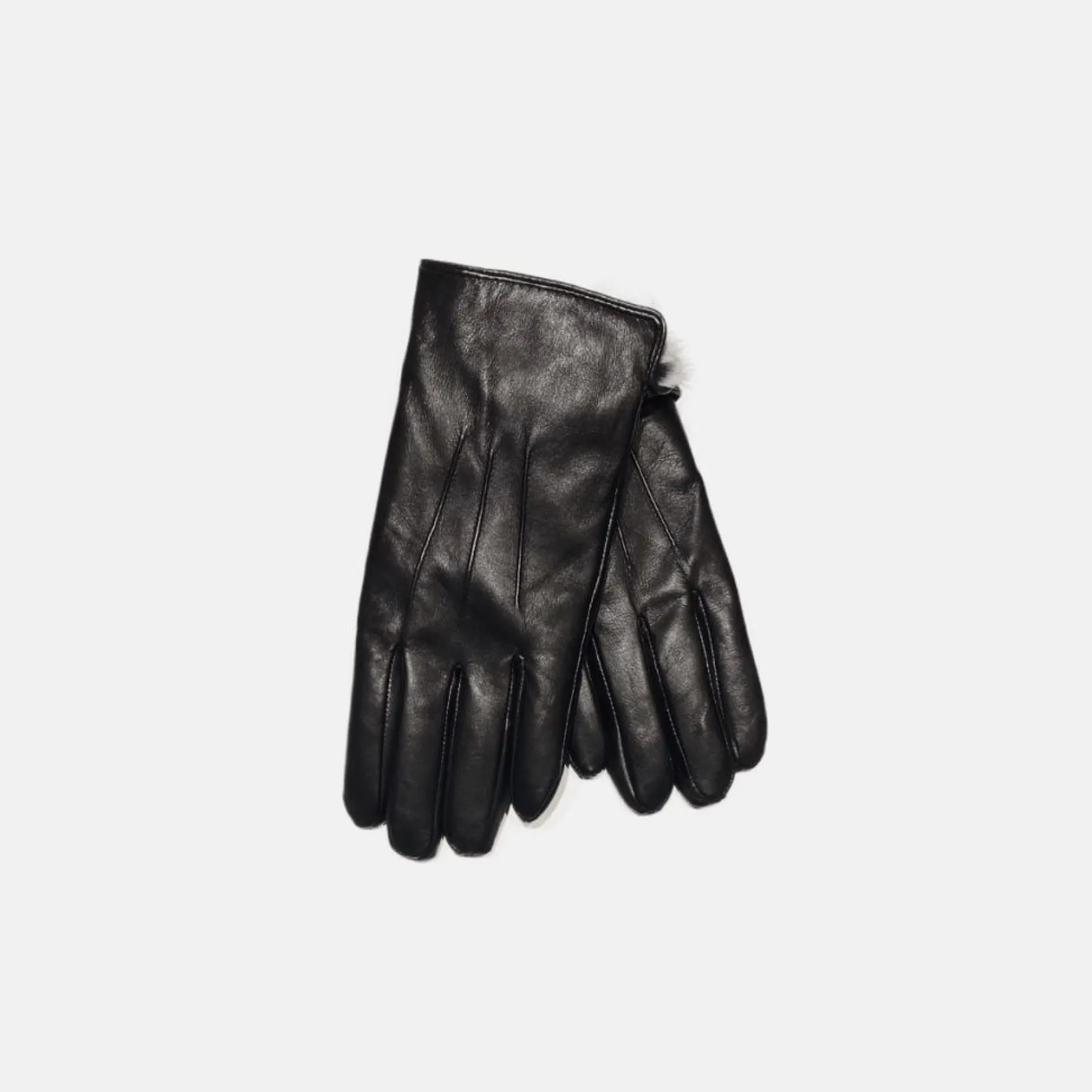 New Edition Fashion Vallen Fur Leather Gloves> Gloves