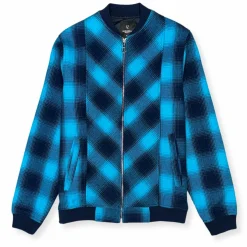 New Edition Fashion Vannes Plaid Baseball Jacket> Coats & Outerwear