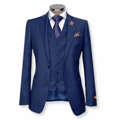 New Edition Fashion Varg Plaid Vested Suit> Suits
