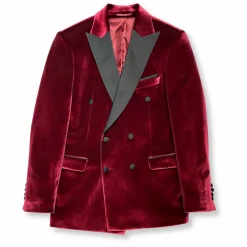 New Edition Fashion Velluto Peak Lapel Velvet Blazer> Blazers & Sportcoats