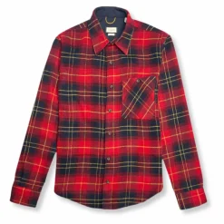 New Edition Fashion Viscardi Plaid Flannel Shirt> Button Downs