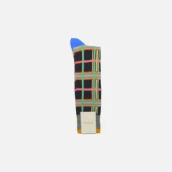 New Edition Fashion Zain Plaid Fashion Socks> Socks