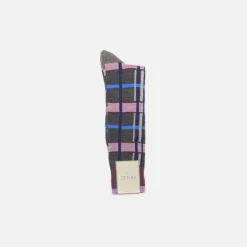 New Edition Fashion Zain Plaid Fashion Socks> Socks