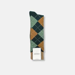 New Edition Fashion Zealot Argyle Fashion Socks> Socks