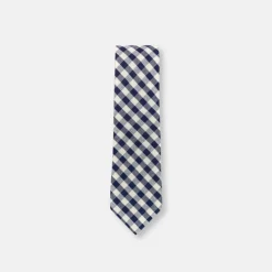 New Edition Fashion Zest Plaid Skinny Neck Tie> Ties