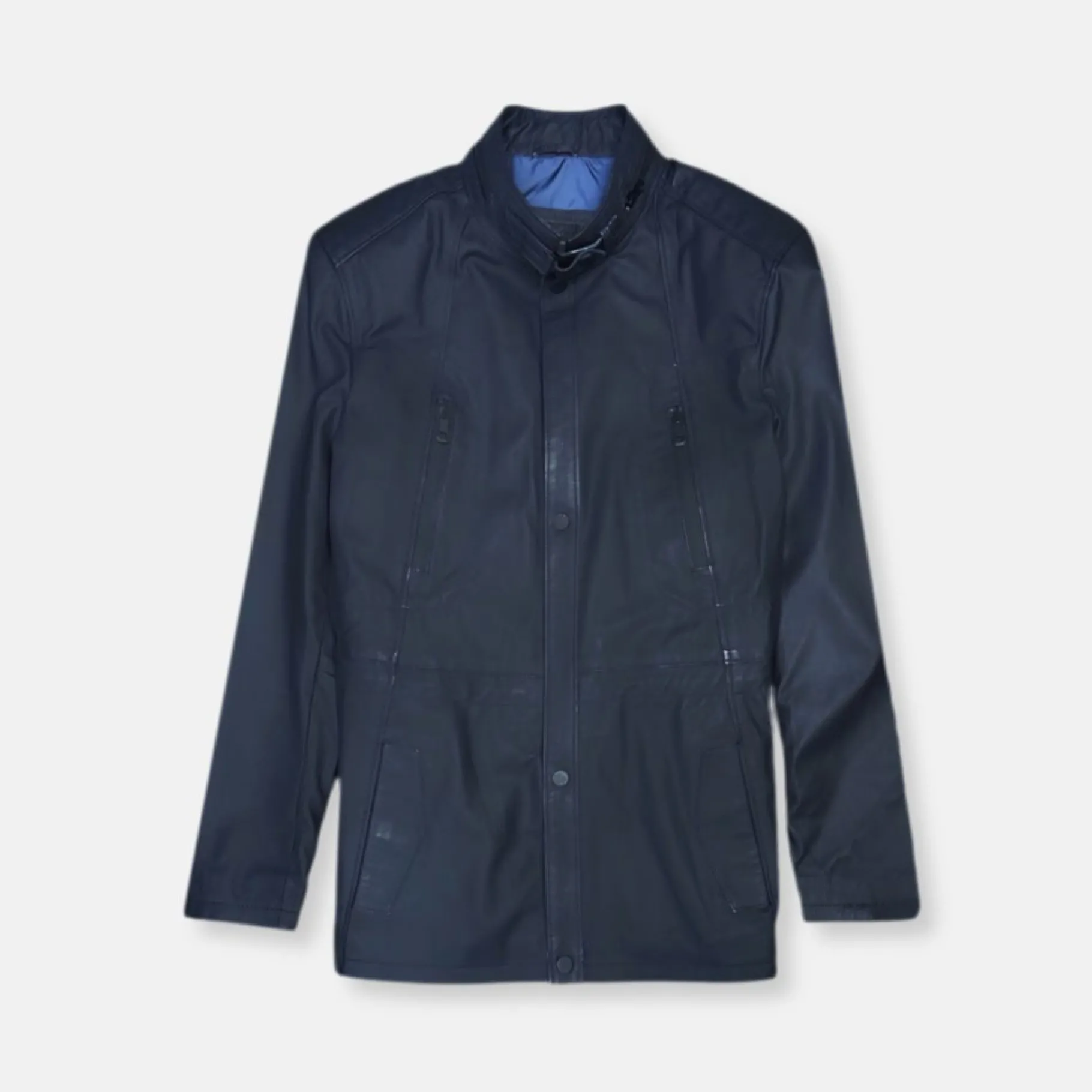 New Edition Fashion Zeus Matte Leather Jacket> Coats & Outerwear
