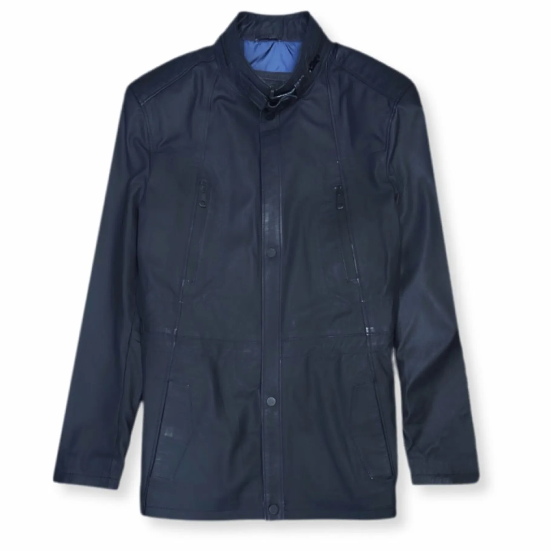 New Edition Fashion Zeus Matte Leather Jacket> Coats & Outerwear